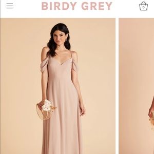 Birdy grey taupe dress no slit devin convertible bridesmaid dress